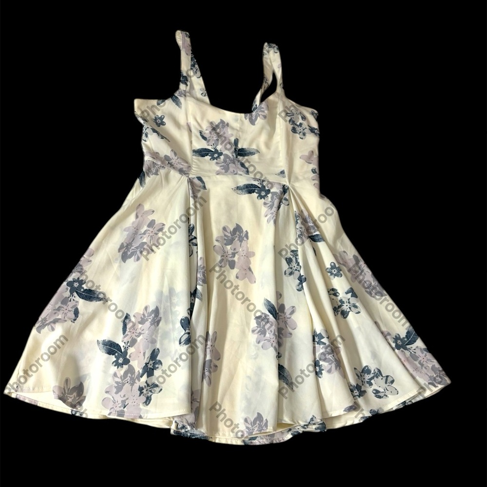 Margot Cream Sundress Sleeveless Spaghetti Strap